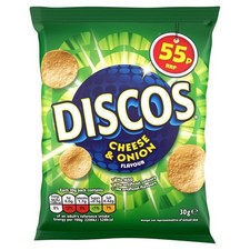 Discos Cheese & Onion Pack | 30BAGS | 30G | *LONG DATE* FULL CASE