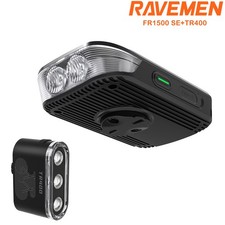 RAVEMEN FR1500 SE+TR400 Licht-Set F&uuml;r Garmin Wahoo Bryton GPS Fahrrad Aufladbare