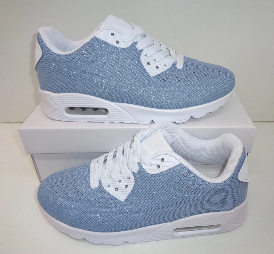 Girls Casual Comfort Gym Junior Shock Absorbing Trainers Shoes School New Size 4 - Image 4 of 4