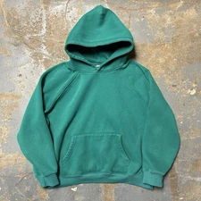 Anrabess Women’s Teal Pullover Heavy weight Hoodie Size Large