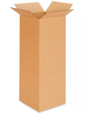PACK OF 10 10x10x26" Tall Cardboard Mailing Packing Shipping Boxes Corrugated