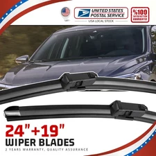 OEM Quality Windshield Pair 24"&19" Wiper Blades For Volkswagen Passat 2012-2021