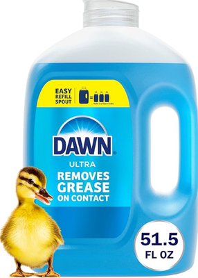 #ad Dawn Dish Soap Refill Jug Large Size Blue Liquid Dishwashing Detergent 51.5 oz $12.99