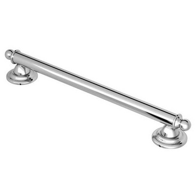 Moen YG2224 Chrome 24'' X 1-1/4'' Grab Bar From The Brantford Collection