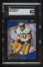 2000 Quantum Leaf 2000 Rookie Tom Brady #343 SGC 4 5f2