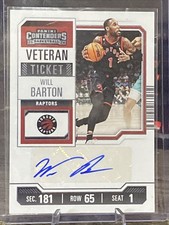 Will Barton 2023-24 Panini Contenders Auto #VTR-WBR NrMt