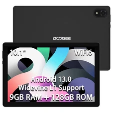 DOOGEE U10 10.1" Tablet 9GB RAM+128GB ROM Android13 5060mAh Tablet PC WiFi-6