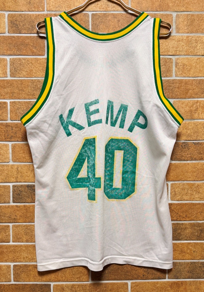 SEATTLE SUPERSONICS #40 SHAWN KEMP BASKETBALL SHIRT JERSEY