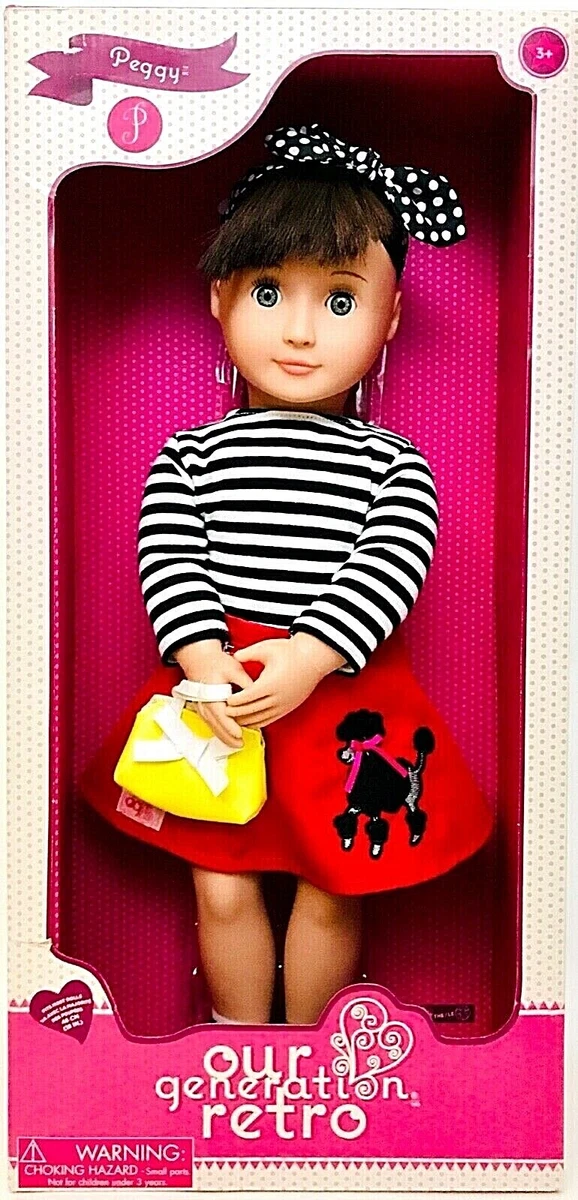 Maison Battat Our Generation Retro This Is Our Story 18 Inch Peggy Doll Age  3 Up