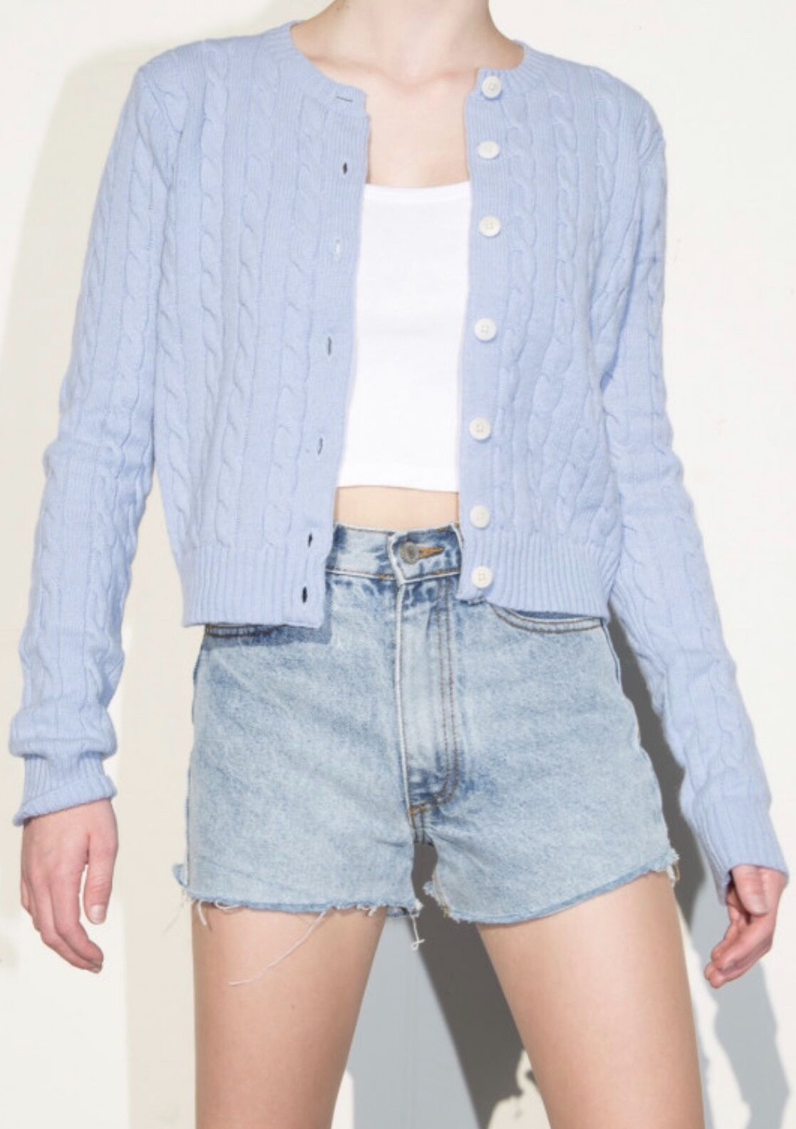 Brandy Melville Wool Light Blue Olsen 
