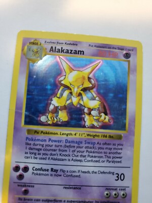 Alakazam Shadowless Base Set Pokemon Card WOTC | eBay