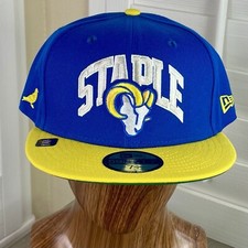 New Era x Staple NFL Los Angeles Rams 59Fifty Fitted Hat Size 7 5/8 - New w/Tags