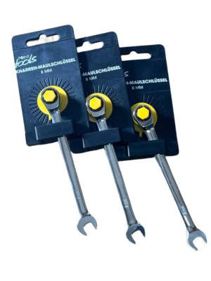 3x Point Tools Professional Ratchet Wrench 8mm Combination Spanner | eBay
