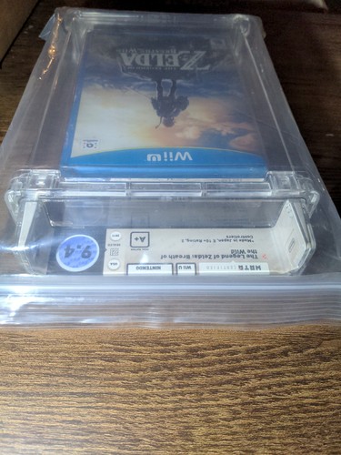 Legend of Zelda Breath of The Wild Nintendo Wii-U Sealed GRADED WATA 9.4 A+ - Picture 9 of 9