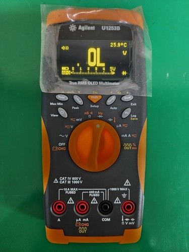 Agilent U1253B Handheld Digital Multimeter, 4 ½ Digit, OLED Display, U1177A - Picture 8 of 19
