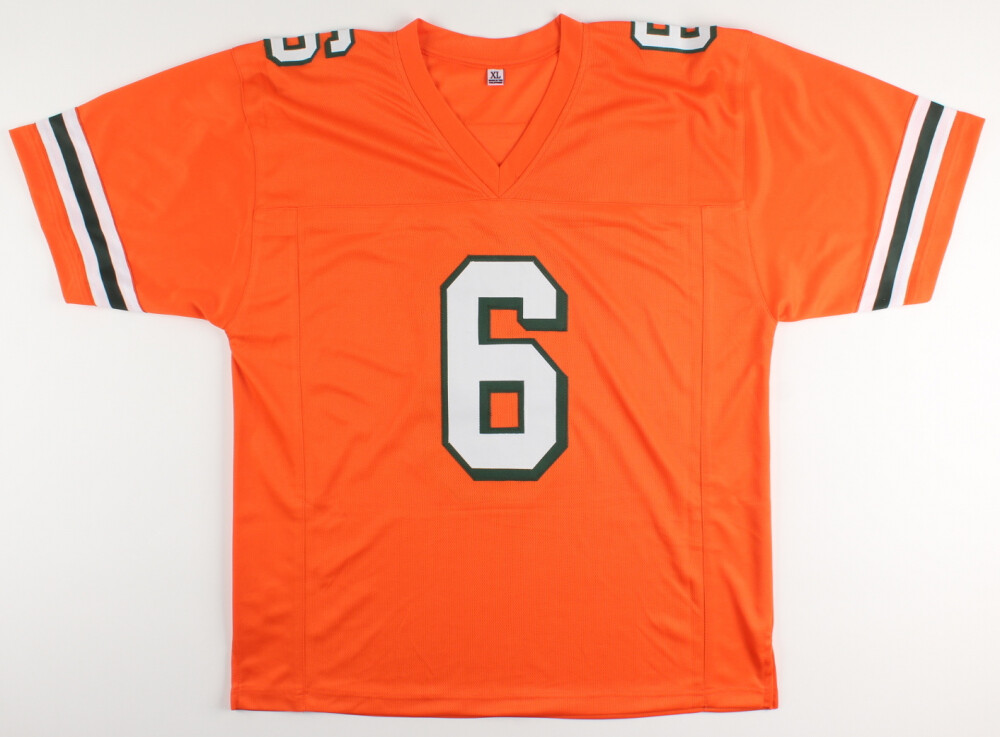 Santana Moss Signed Miami Hurricanes Jersey (JSA COA) Redskins
