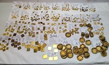 Vtg Square Rhinestone Settings Prong set Poin...
