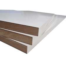 Kitchen Cabinet Shelving White And Anthracite Melamine MDF Board -18mm Twin Slot