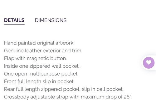 Anna Flat Crossbody Purse - Picture 7 of 10