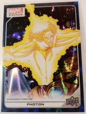 2023 Upper Deck Marvel Platinum Photon Teal Wave High Series 84/799 Card #199