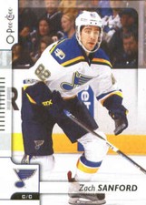 2017-18 O-Pee-Chee #417 Zach Sanford St. Louis Blues