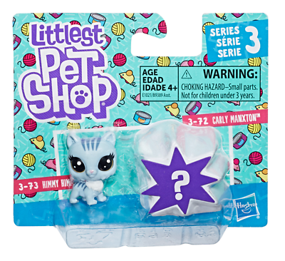 Littlest Pet Shop Series 3 Mini Pack Carly Manxton Pet & Mystery