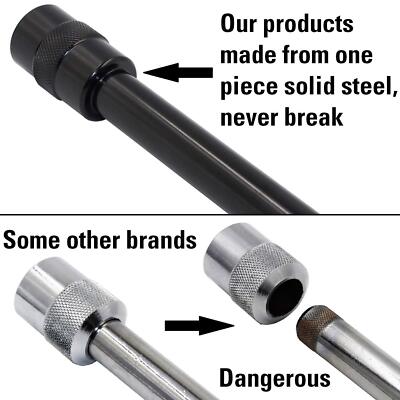 TowWorks Keyed Alike Trailer Hitch Lock Set – 5/8" & 1/2" Pin Diameter, Fits Class I-IV Hitches, Black - View #8