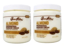 Queen Helene Professional Massage Cream, Almond, 15 Oz - 2 Pack