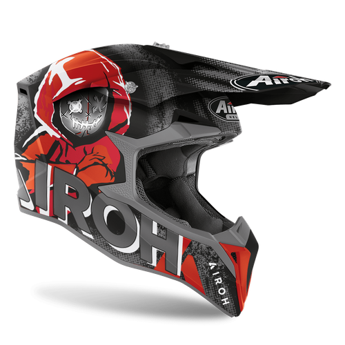 CASCO CROSS OFFROAD ENDURO INTEGRALE AIROH WRAAP ALIEN RED MATT TAGLIA XS |  eBay