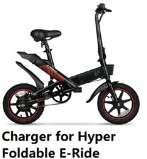   ac adapter Ebike Charger for Hyper Foldable Compact E-Ride  