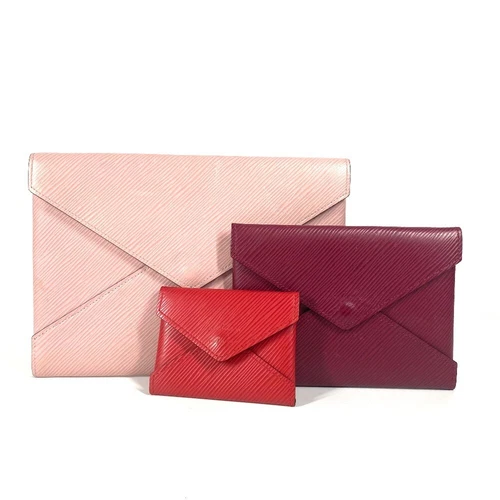 LOUIS VUITTON M62457 Epi Pochette Kirigami 3-piece pouch coin purse case Clutch