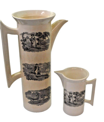 Scarce Portmeirion Pottery, Country Life Coffee Pot, Susan William And Cup 11''