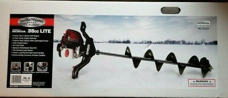 NEW Strikemaster Honda Lite Ice Auger 8