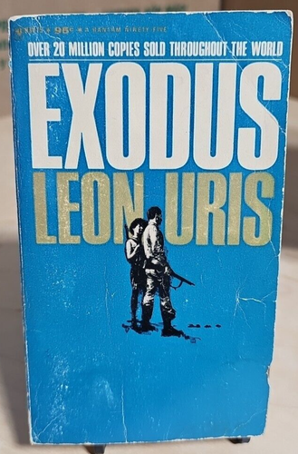 Exodus by Leon Uris 1967 Vintage Bantam Gd Paperback