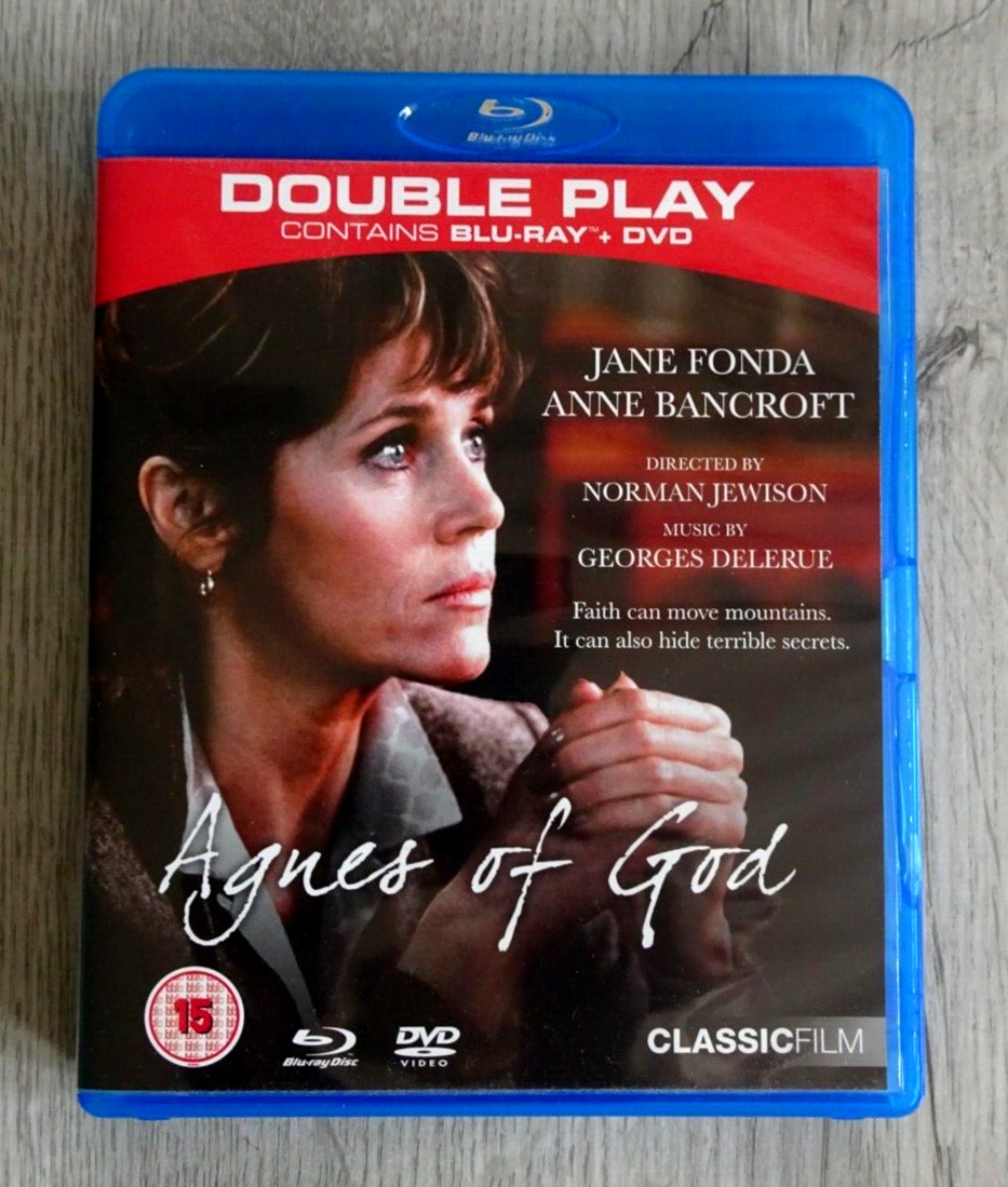 Agnes of God Blu-Ray & DVD Jane Fonda Anne Bancroft OOP