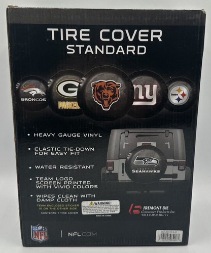New Orleans Saints Standard Spare Tire Cover NFL Heavy Gauge Vinyl - New - Picture 4 of 4