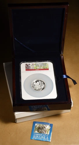 2013 P Australia Koala 5 oz Silver $8 High Relief NGC PF 70 Ultra Cameo
