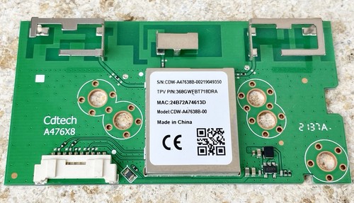 Fernseher Ersatzteil WLAN / Wi-Fi Modul Cdtech A476X8 (CDW-A47638B-00) für PHILIPS 75PUS7906/12 356541062970