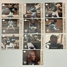 1995 Upper Deck One on One Complete Set of Michael Jordan Retires 1-10 Cards