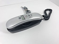 GE Caller ID Push Button Phone Model  29267GE3-B Silver  Black