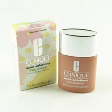 Clinique Acne Solutions Liquid Makeup #18 Fresh Cream Caramel M - 30mL / 1 Oz.