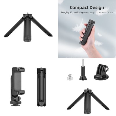 Mini Tripod Stativ Halterung Mount Adapter für Insta360 X4 /Osmo Pocket 3 Kamera
