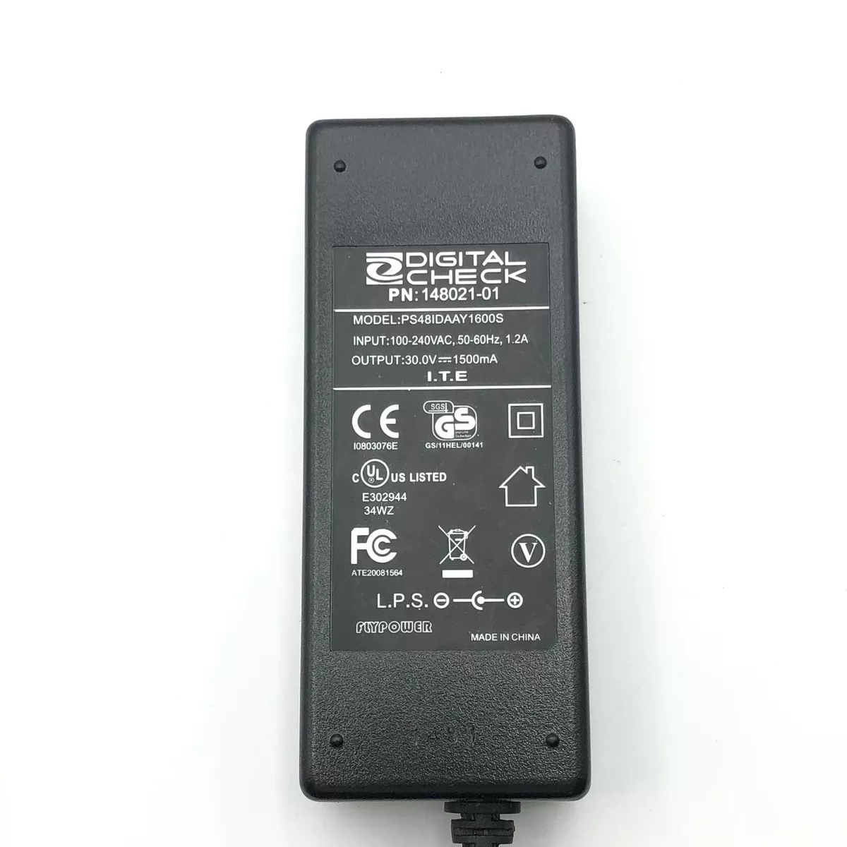 New Original Digital Check 30V 1.5A PS48IDAAY1600S Power Adapter 148021-01 wPC New Original Digital Check 30V 1.5A PS48IDAAY1600S Power Adapter 148021-01 wPC