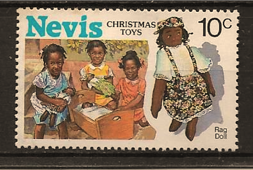 NEVIS POSTAL Brand Cheap Sale Venue ISSUE New mail order MINT COMMEMORATIVE CHRISTMAS STAMP TOY 1987