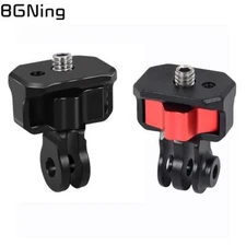 For GoPro Hero 12 11 POCKET3 Camera Lock 1/4 Screw ARRI to 3-Slot Tripod Mount