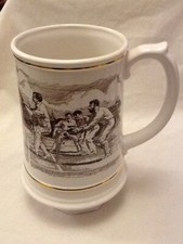 Franklin Porcelain "The Ashes"  Tankard. 1882-1982.