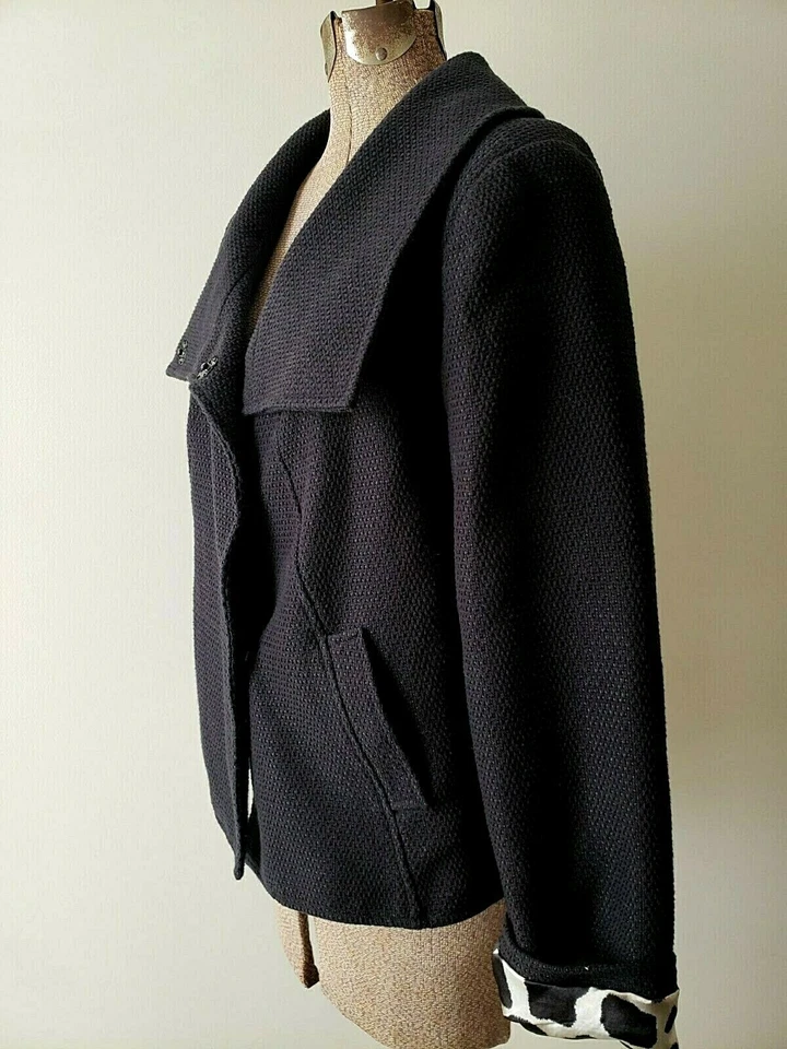 DANA BUCHMAN женщин Spring куртка - полностью с подкладкой w/трансформируемый воротник - размер XL - Изображение 3 из 4