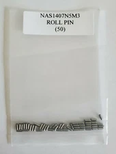 NAS1407N5M3 Roll Pin 1/16 x 3/16"Steel - Lot of 50