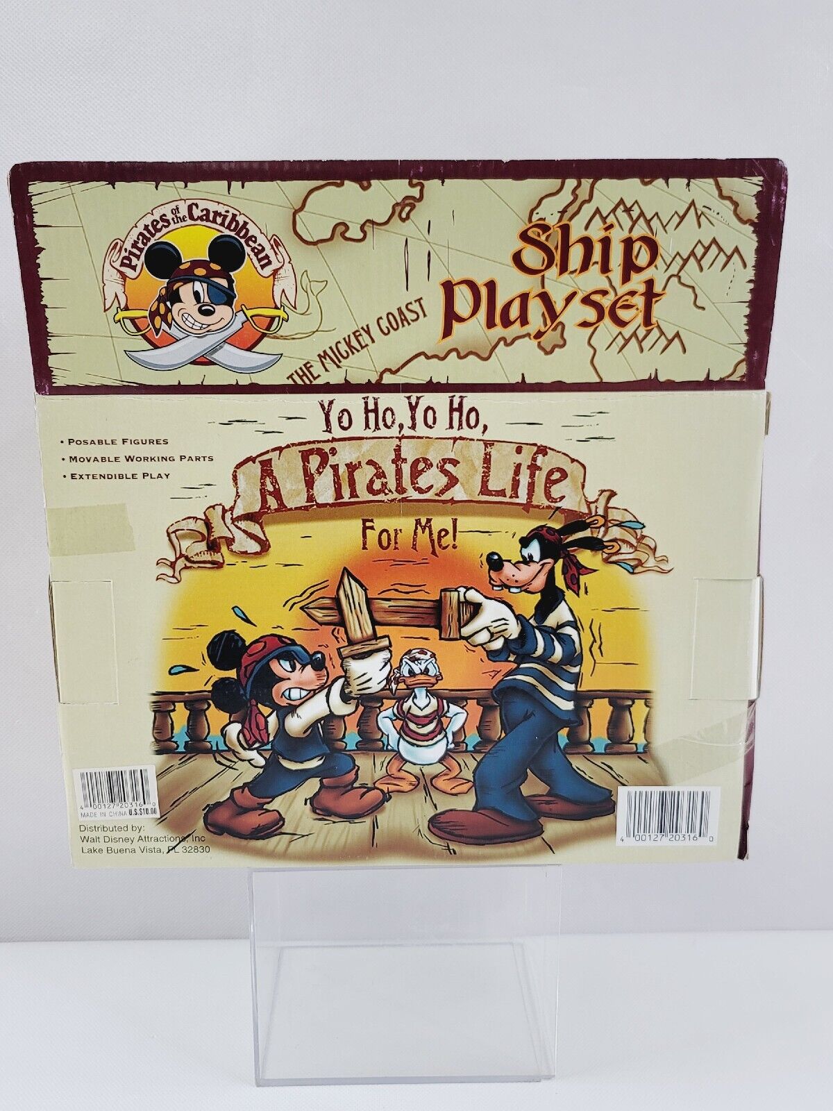 Disney Parks Mickey and Friends Pirate Ship Deluxe Play Set New with Box 