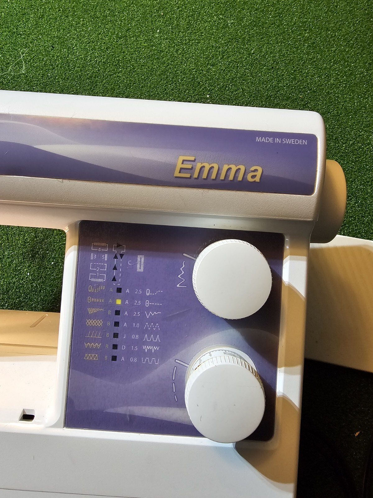 HUSQVARNA VIKING EMMA SEWING MACHINE WITH PEDAL Used Works Great eBay